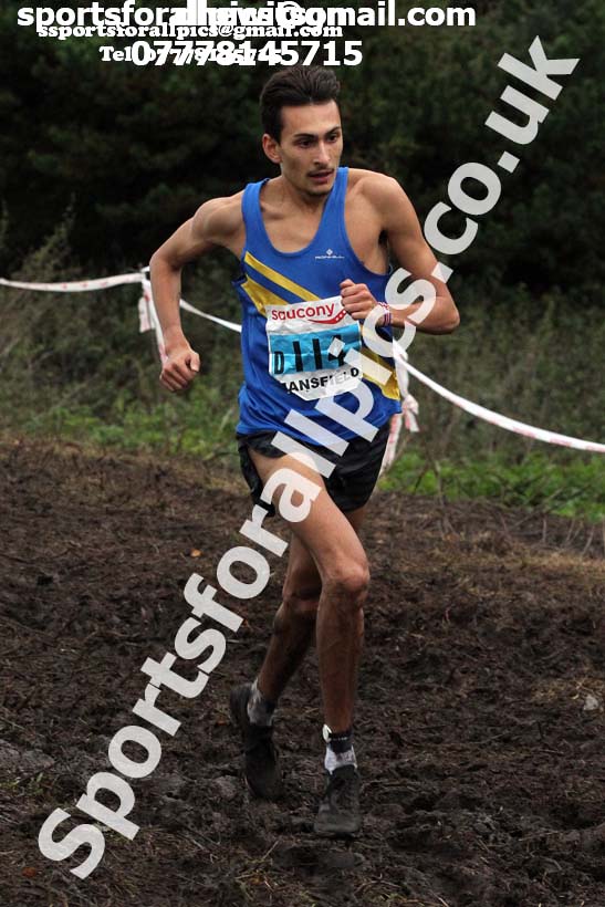 Senior men, National Cross Country Relay Champs., Berry Hill Park, Mansfield.  Photo: David T. Hewitson/Sports for All Pics